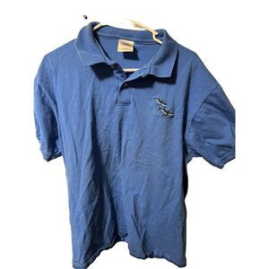 Vintage Hanes Heavyweight men’s embroidered Hawaii polo shirt size large L